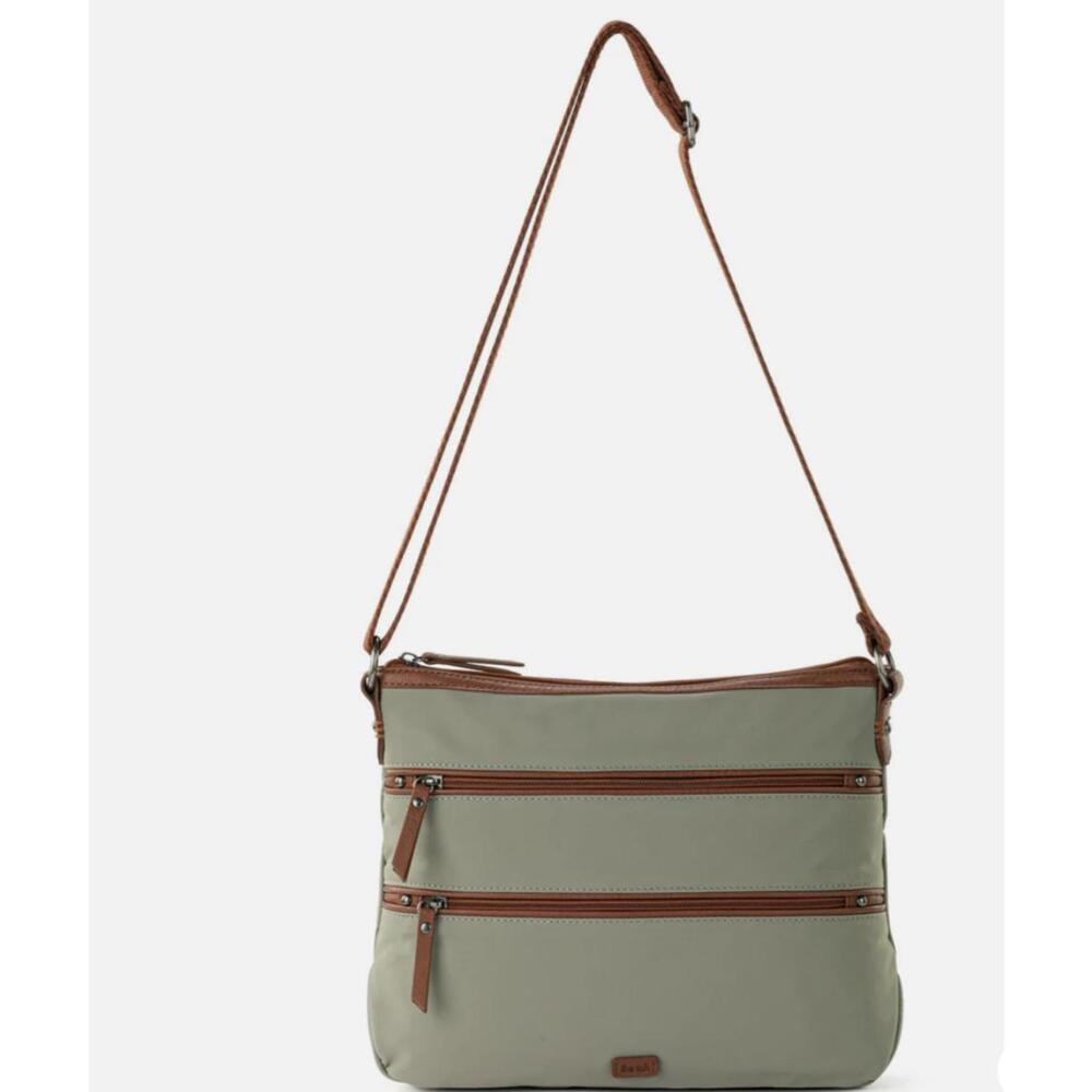 the SAK Esperato Cross Body Bag Color Eco Twill  Great Condition Boho Y2K Travel